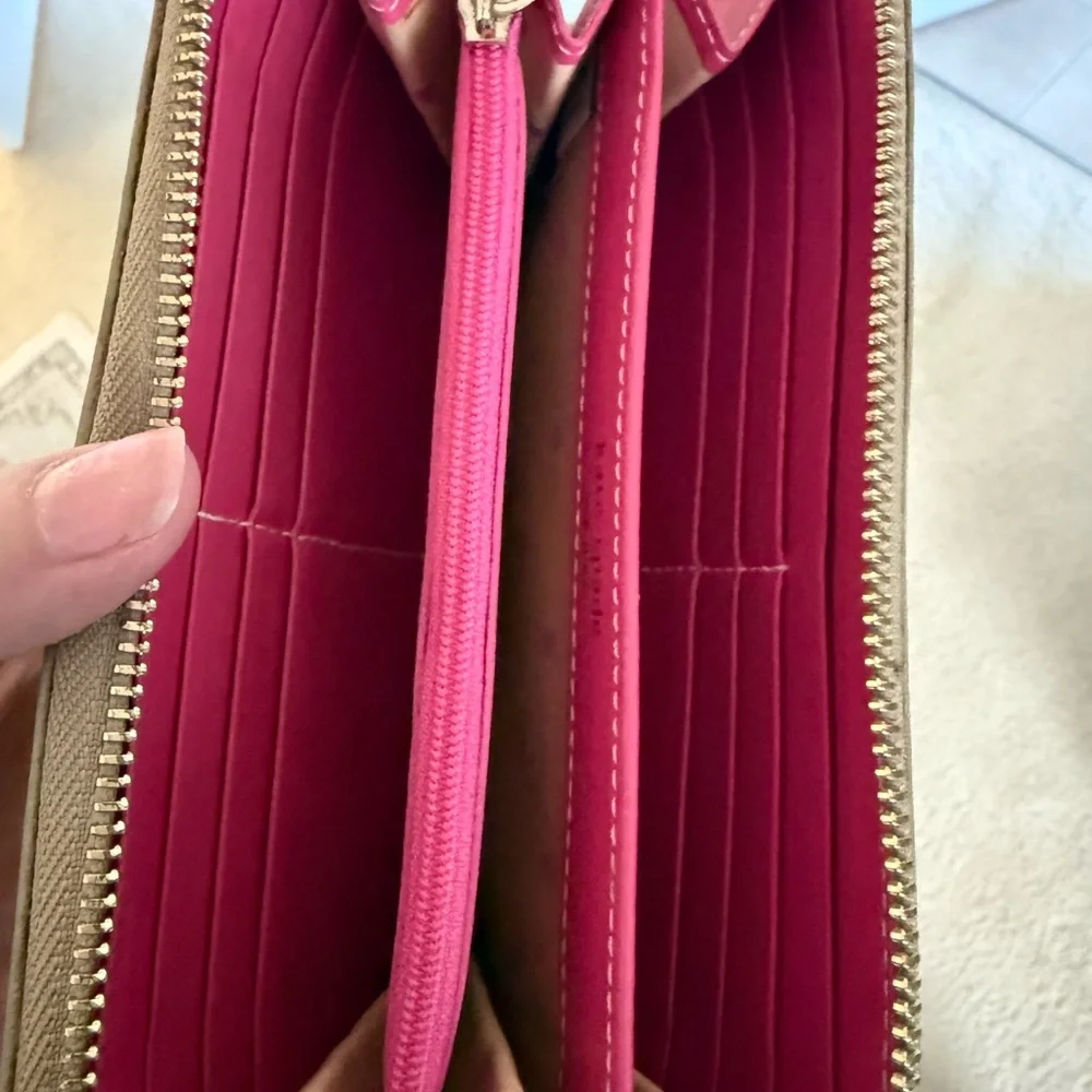 Kate Spade Gold Clutch with Metallic Finish - Picture 3 of 4
